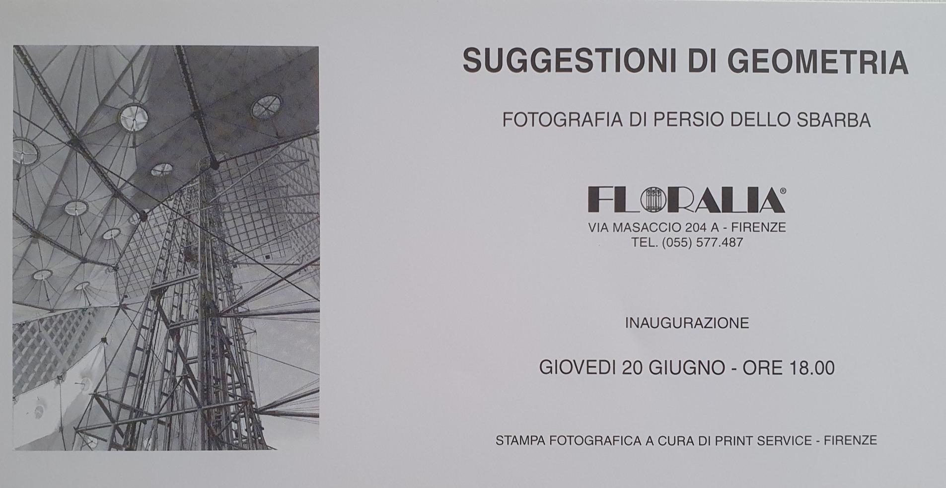 Suggestioni di Geometria - Locandina mostra